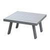 Kaffeetisch quadratisch Lissabon aus Aluminium - Farbe: graualuminium, Maße: 710 x 710 x 380 mm