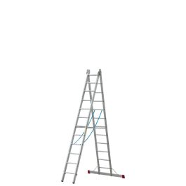 Goldpunkt Mehrzweckleiter 2-tlg. Mod. 500 - Sprossenanzahl: 2 x 12