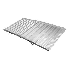 Alu Auffahrtsrampe klappbar - Breite: 110 cm, Länge: 2,13 m, max. Belastbarkeit *: 400 kg