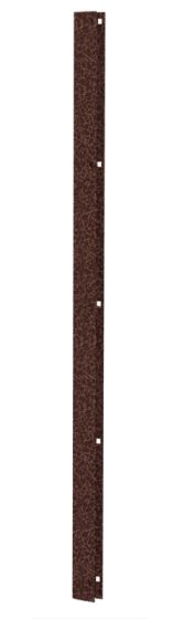 Zaunanschlussleiste Luxury Goliath - Ausführung: antik kupfer, Höhe: 123 / 130 cm