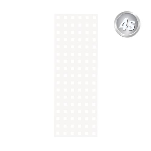 Alu Lochblechdekor 30 x 85 cm - Farbe: weiß