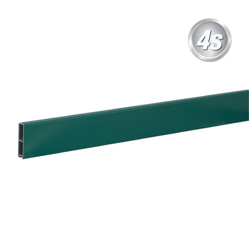 Alu Abschlussprofil 80 x 20 mm - Farbe: grün, Länge: 250 cm