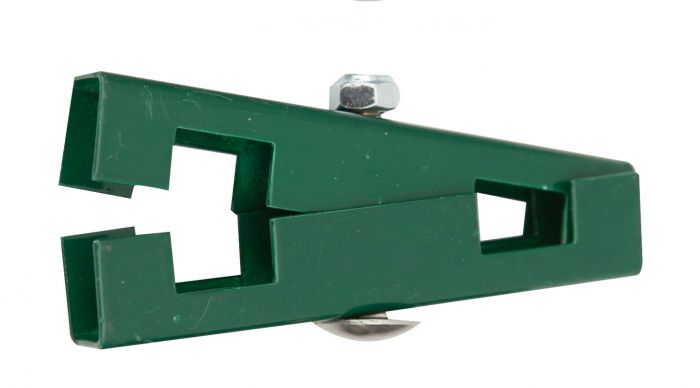 Gittermattenverbinder U-Form - Ausführung: grün beschichtet
