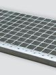 Edelstahl Gitterroststufen 30 x 30 mm - Breite: 800 mm, Tiefe: 270 mm
