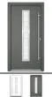 Aluminiumtür Mod. Venus - 1100 x 2100 mm (B x H)