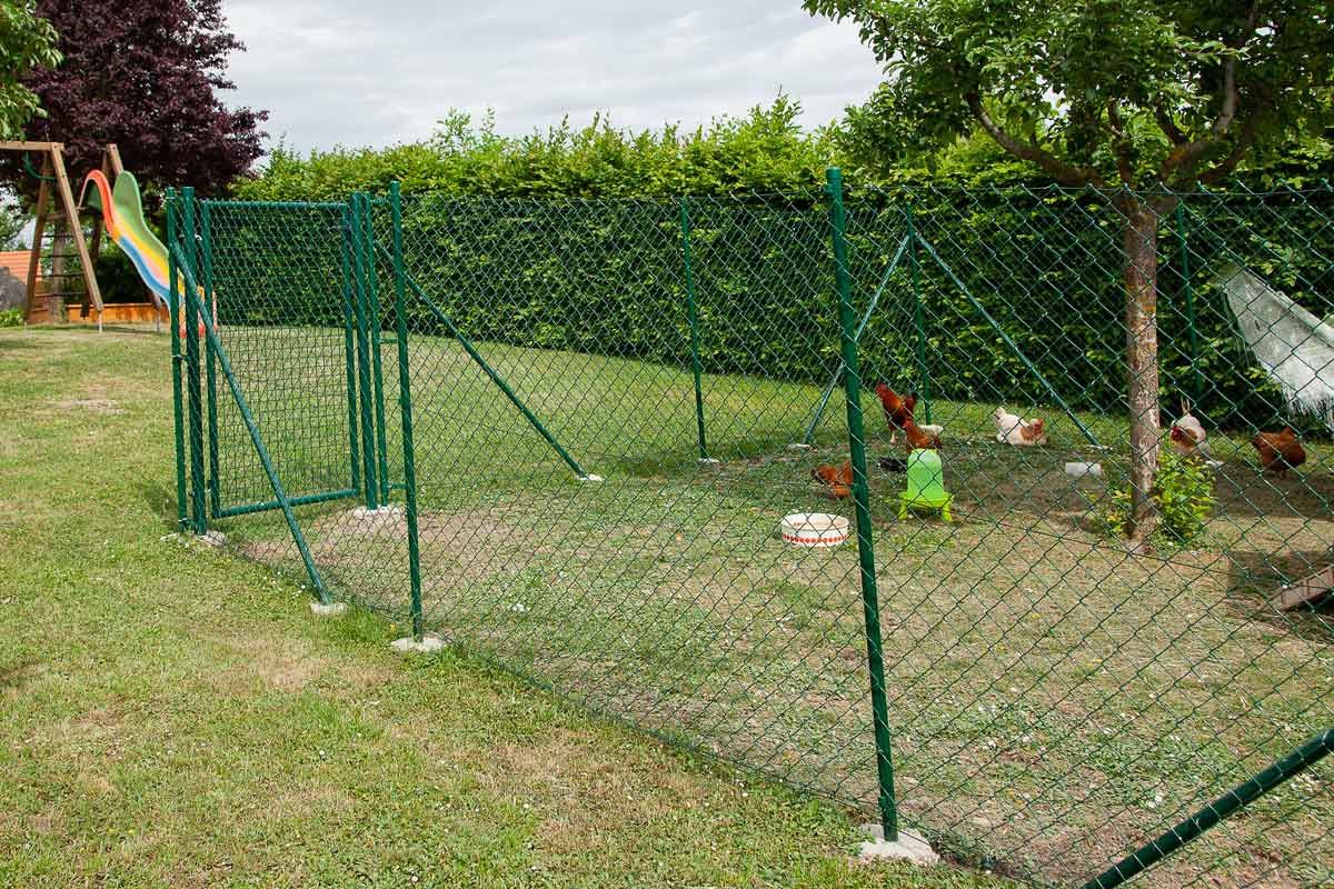 25 Meter Maschendrahtzaun KomplettSet Dingo Farbe grün, Höhe 100