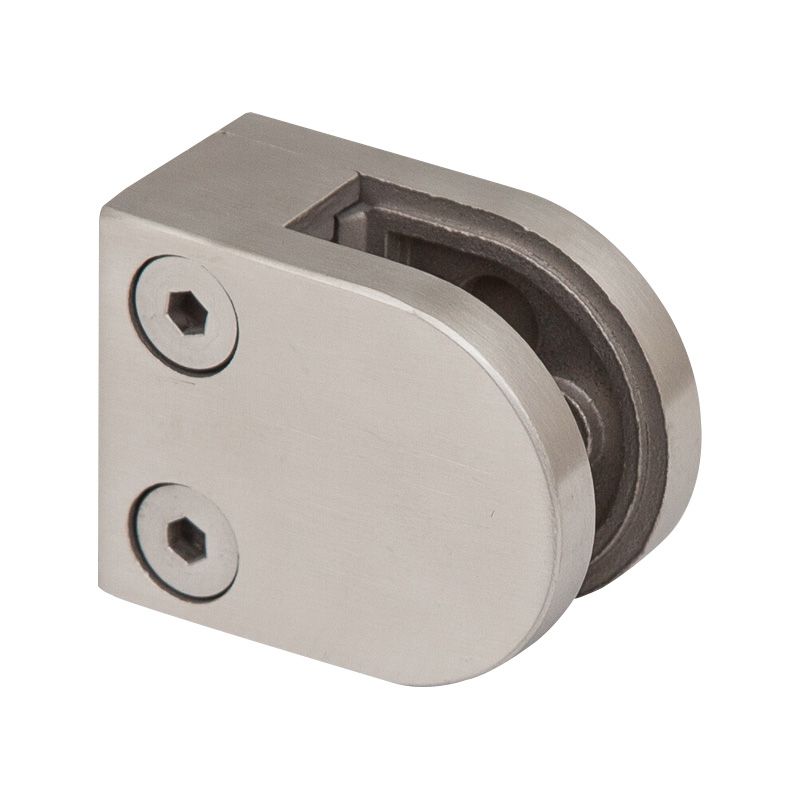 Edelstahl Glas Halterung Für Rahmenlose Gläser - Bodenmontage