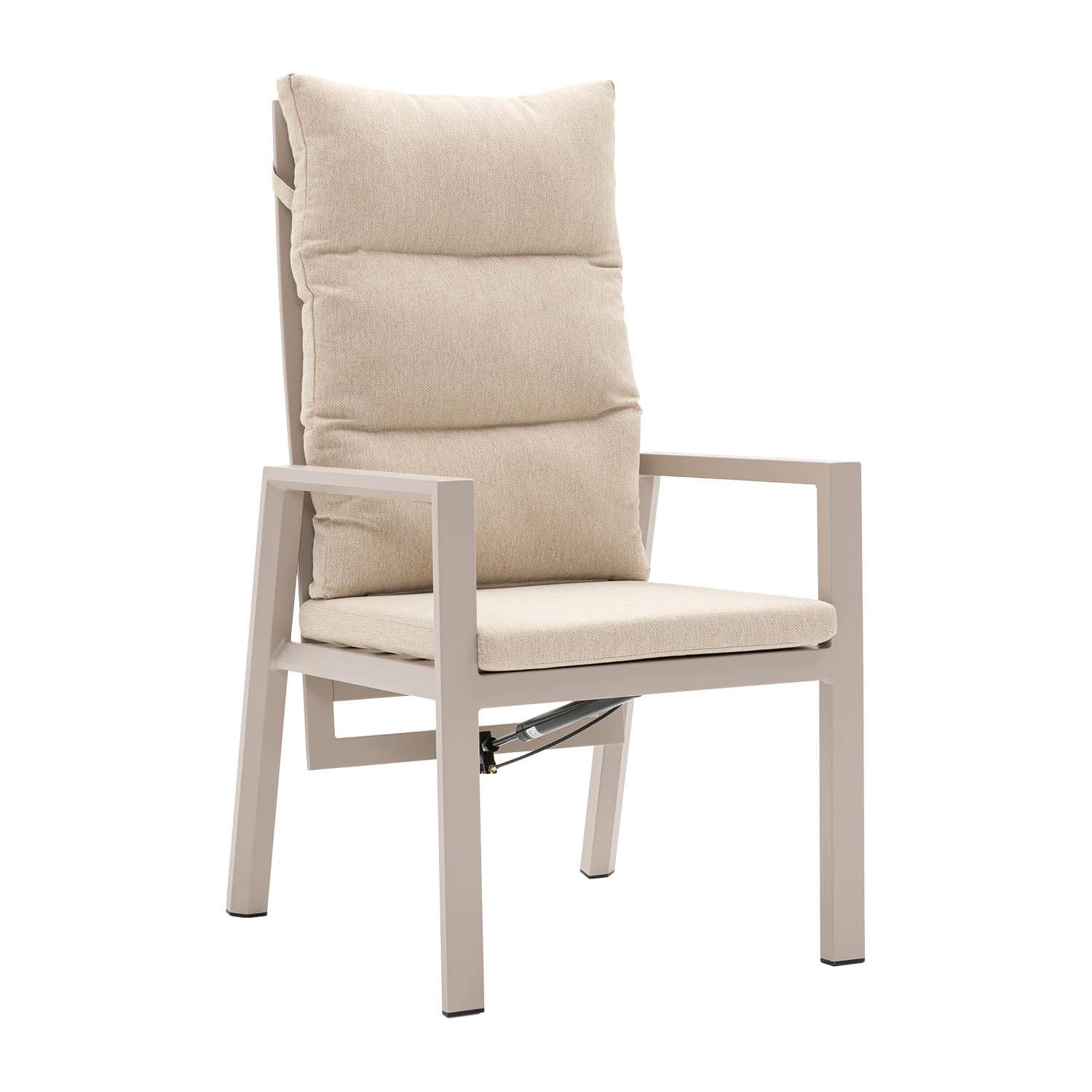 Sessel Palma – Länge: 600 mm, Breite: 630 mm, Höhe: 1100 mm, Farbe: beige