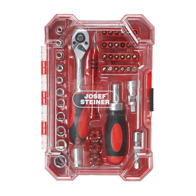 Toolcraft Ratschen Ratschen-Set inkl. Bit-Set
