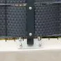 Fußplatte - Führungshülse: 65 cm für Mod. U & Objekt