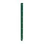 Zaunpfosten Mod. A - Ausführung: grün beschichtet, für Zaunhöhe: 43 cm, Länge: 45 cm, Befestigungspunkte: 3