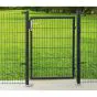 Rohrrahmentor Basic 1-flügelig - Ausführung: anthrazit beschichtet, Höhe: 123 cm, Durchgangslichte: ca. 87 cm