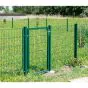 Rohrrahmentor Basic 1-flügelig - Ausführung: grün beschichtet, Höhe: 123 cm, Durchgangslichte: ca. 87 cm