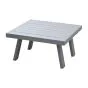 Kaffeetisch quadratisch Lissabon aus Aluminium - Farbe: graualuminium, Maße: 710 x 710 x 380 mm