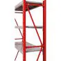 Schwerlastregal Mod. Industrie - Höhe: 2000 mm, Breite: 2005 mm, Tiefe: 500 mm