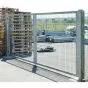 Rohrrahmenflügeltor 2-flügelig - Ausführung: verzinkt, Höhe: 203 cm, Durchgangslichte: 300 cm
