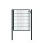 Rohrrahmentor Basic 1-flügelig - Ausführung: anthrazit beschichtet, Höhe: 123 cm, Durchgangslichte: ca. 87 cm