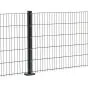 Doppelstabmattenzaun Goliath 8/6/8 mm - Ausführung: anthrazit beschichtet, Höhe: 63 cm, Länge: 251 cm