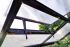 Erweiterungsset Gewächshaus Kurkuma - Farbe: schwarz, Ausführung: Kunststoffglas Dach + Echtglas Wand, Länge: 2000 mm, Breite: 5060 mm, Höhe: 3010 mm