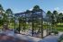 Gewächshaus Oregano - Farbe: schwarz, Ausführung: Kunststoffglas Dach + Echtglas Wand, Länge: 2710 mm, Breite: 2710 mm, Höhe: 2410 mm