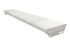 Aluminiumstufe rutschhemmend inkl. 2 Deckel & 2 Winkel und Schrauben - Ausführung: Natur, Breite: 1200 mm, Tiefe: 270 mm