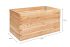 Holz Hochbeet Paula, extra massiv - Maße (L x B x H): 160 x 80 x 80 cm