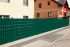 Sichtschutzstreifen Sabrina für Doppelstabgitter- & Schmuckzäune - Farbe: grün, Ausführung: 800g/m²