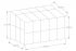 Anbaugewächshaus Thymian - Farbe: schwarz, Ausführung: Kunststoffglas Dach + Echtglas Wand, Länge: 2420 mm, Breite: 3920 mm, Höhe: 2370 mm
