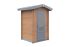 WPC Gartenhaus Seegarten - Länge: 150 cm, Breite: 150 cm, Höhe: 247 cm, Farbe: Holzoptik