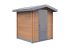 WPC Gartenhaus Abendruh - Länge: 193 cm, Breite: 193 cm, Höhe: 253 cm, Farbe: Holzoptik