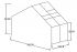 Erweiterungsset Gewächshaus Kurkuma - Farbe: schwarz, Ausführung: Kunststoffglas, Länge: 2000 mm, Breite: 5060 mm, Höhe: 3010 mm