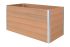 WPC Hochbeet Nina - Farbe: Holzoptik, Maße (L x B x H): 160 x 70 x 75 cm