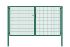 Rohrrahmentor Basic 2-flügelig - Ausführung: grün beschichtet, Höhe: 163 cm, Durchgangslichte: ca. 283 cm