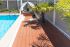 Terrassendielen WPC - Länge: 2900 mm, Querschnitt: 140 x 25 mm, Farbe: Holzoptik braun