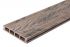 Terrassendielen WPC - Länge: 2900 mm, Querschnitt: 140 x 25 mm, Farbe: Holzoptik dunkelgrau