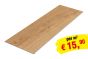 Laminatboden Clicksystem  - Modell: LENS Eiche Dekor, Abmessung: 1292 x 193 x 8 mm