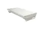 Aluminiumstufe rutschhemmend inkl. 2 Deckel & 2 Winkel und Schrauben - Ausführung: Natur, Breite: 600 mm, Tiefe: 270 mm