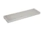Lochblechstufen in Aluminium, rutschhemmend - Breite: 1000 mm, Tiefe: 285 mm, Höhe: 58 mm