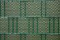 Sichtschutzstreifen Rattan für Doppelstabgitter- & Schmuckzäune - Farbe: grün