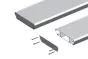 Aluminiumstufe rutschhemmend inkl. 2 Deckel und Schrauben - Ausführung: Anthrazit beschichtet, Breite: 800 mm, Tiefe: 270 mm