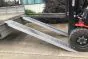 Alu Auffahrtsrampe SteinerRAMP X  - Länge: 2,50 m, max. Belastbarkeit Paar*: 1600 kg, Ausführung: mit Auflageplatte