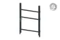 Alu Türrahmen 1-flügelig ohne Füllung (Profil: 63 mm) - Flügelhöhe: 1400-2000 mm, Anschlag: links, Farbe: anthrazit