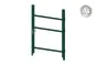 Alu Türrahmen 1-flügelig ohne Füllung (Profil: 85 mm) - Flügelhöhe: 1400-2000 mm, Anschlag: links, Farbe: grün
