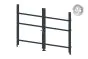 Alu Türrahmen 2-flügelig ohne Füllung (Profil: 63 mm) - Türhöhe: 1440-2000 mm, Anschlag: rechts, Farbe: anthrazit