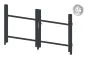 Alu Türrahmen 2-flügelig ohne Füllung (Profil: 63 mm) - Türhöhe: 940-1500 mm, Anschlag: links, Farbe: anthrazit