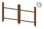 Alu Türrahmen 2-flügelig ohne Füllung (Profil: 85 mm) - Türhöhe: 940-1500 mm, Anschlag: links, Farbe: braun