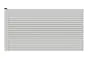 Aluzaun Manchester Zaunfeld-Set - Höhe: 162 cm, Breite: 300 cm, Farbe: grau