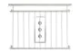 Französischer Balkon „Darwin“ - Länge: 151 cm
