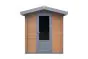 WPC Gartenhaus Abendruh - Länge: 193 cm, Breite: 193 cm, Höhe: 253 cm, Farbe: Holzoptik