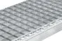 Gitterrost-Stufen 30 x 30 mm, feuerverzinkt, rutschhemmend - Breite: 900 mm, Tiefe: 240 mm